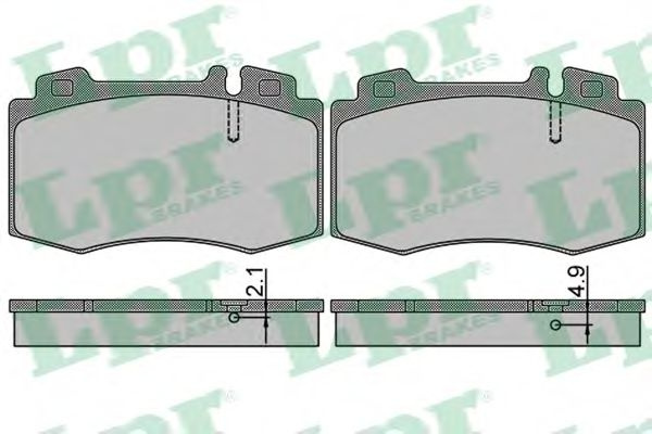 Set placute frana,frana disc MERCEDES CLK Cabriolet (A209) (2003 - 2010) LPR 05P849 piesa NOUA
