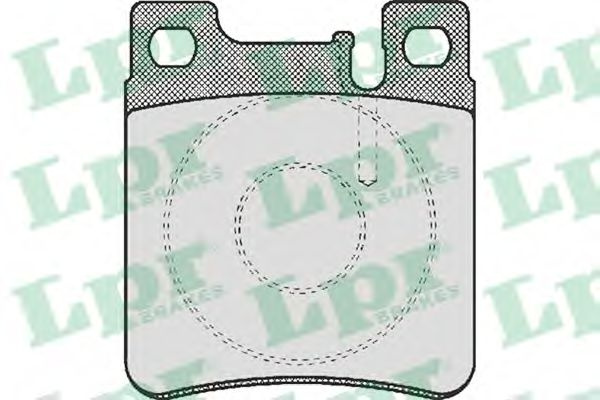 Set placute frana,frana disc MERCEDES CLK Cabriolet (A208) (1998 - 2002) LPR 05P477 piesa NOUA