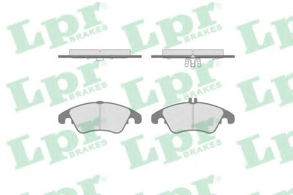 Set placute frana,frana disc MERCEDES CLS (C218) (2011 - 2016) LPR 05P1421 piesa NOUA