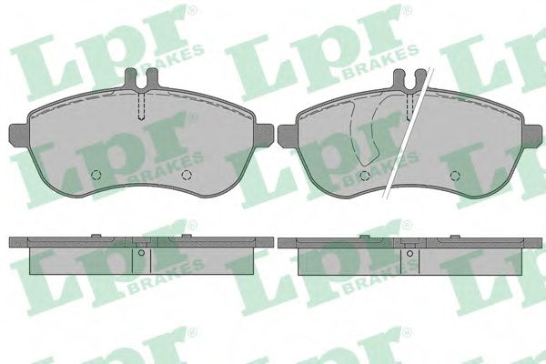 Set placute frana,frana disc MERCEDES E-CLASS T-Model (S212) (2009 - 2016) LPR 05P1340 piesa NOUA