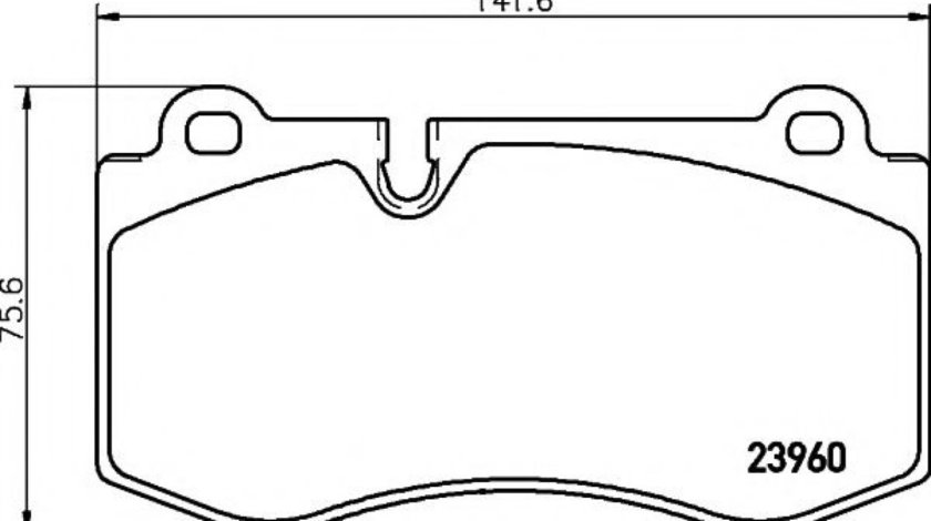 Set placute frana,frana disc MERCEDES E-CLASS T-Model (S211) (2003 - 2009) TEXTAR 2396001 piesa NOUA