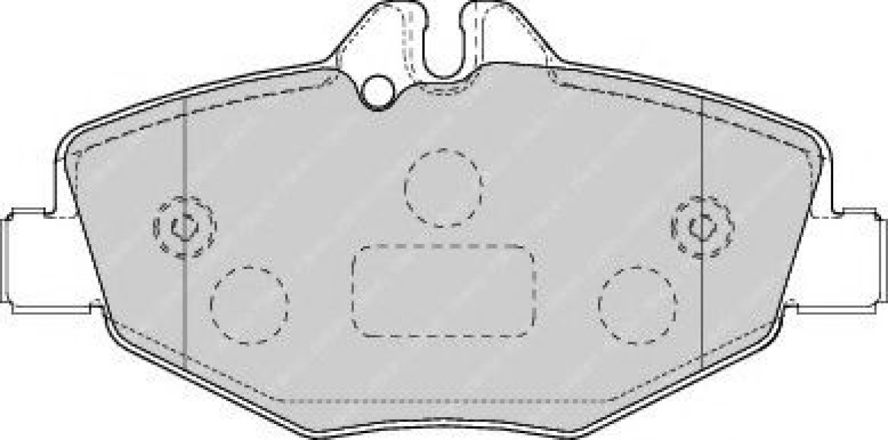 Set placute frana,frana disc MERCEDES E-CLASS T-Model (S211) (2003 - 2009) FERODO FDB1414 piesa NOUA
