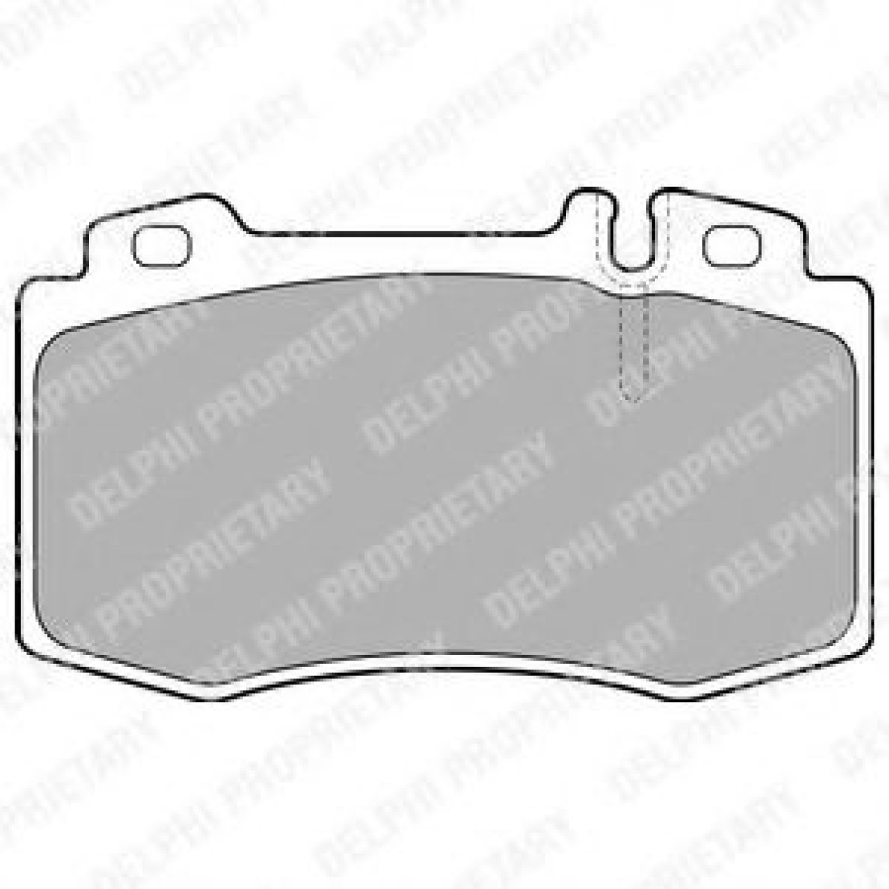 Set placute frana,frana disc MERCEDES E-CLASS T-Model (S211) (2003 - 2009) DELPHI LP1828 piesa NOUA