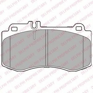 Set placute frana,frana disc MERCEDES E-CLASS T-Model (S212) (2009 - 2016) DELPHI LP2304 piesa NOUA