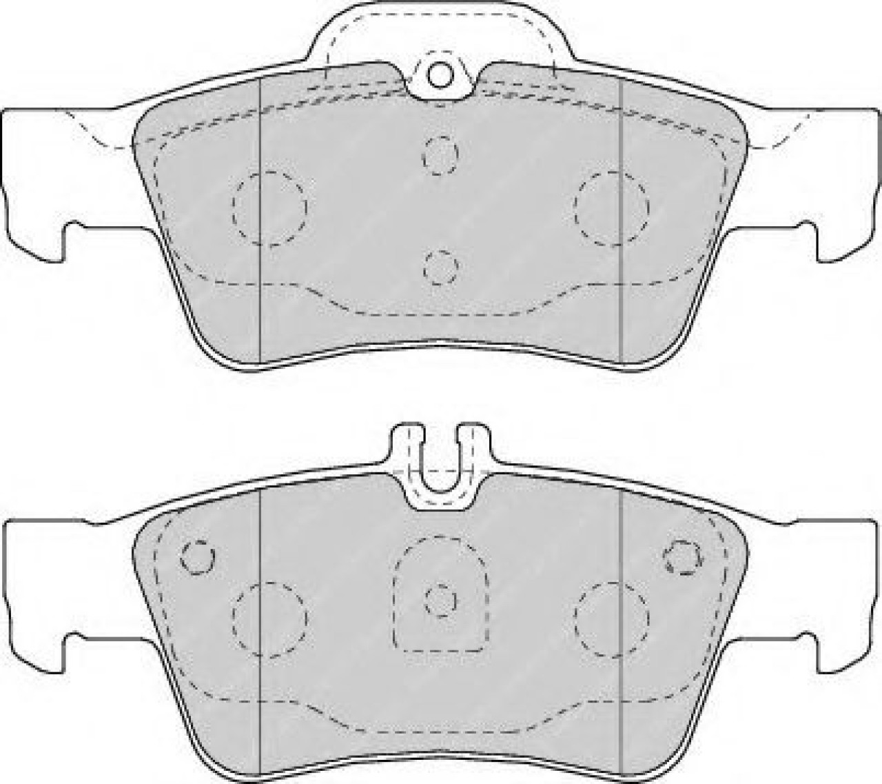 Set placute frana,frana disc MERCEDES E-CLASS T-Model (S211) (2003 - 2009) FERODO FDB1526 piesa NOUA