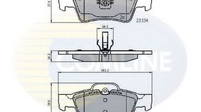 Set placute frana,frana disc MERCEDES E-CLASS (W212) (2009 - 2016) COMLINE CBP01118 piesa NOUA