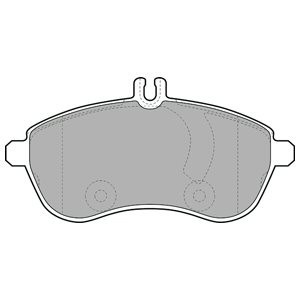 Set placute frana,frana disc MERCEDES E-CLASS (W212) (2009 - 2016) KRIEGER 0950006442 piesa NOUA