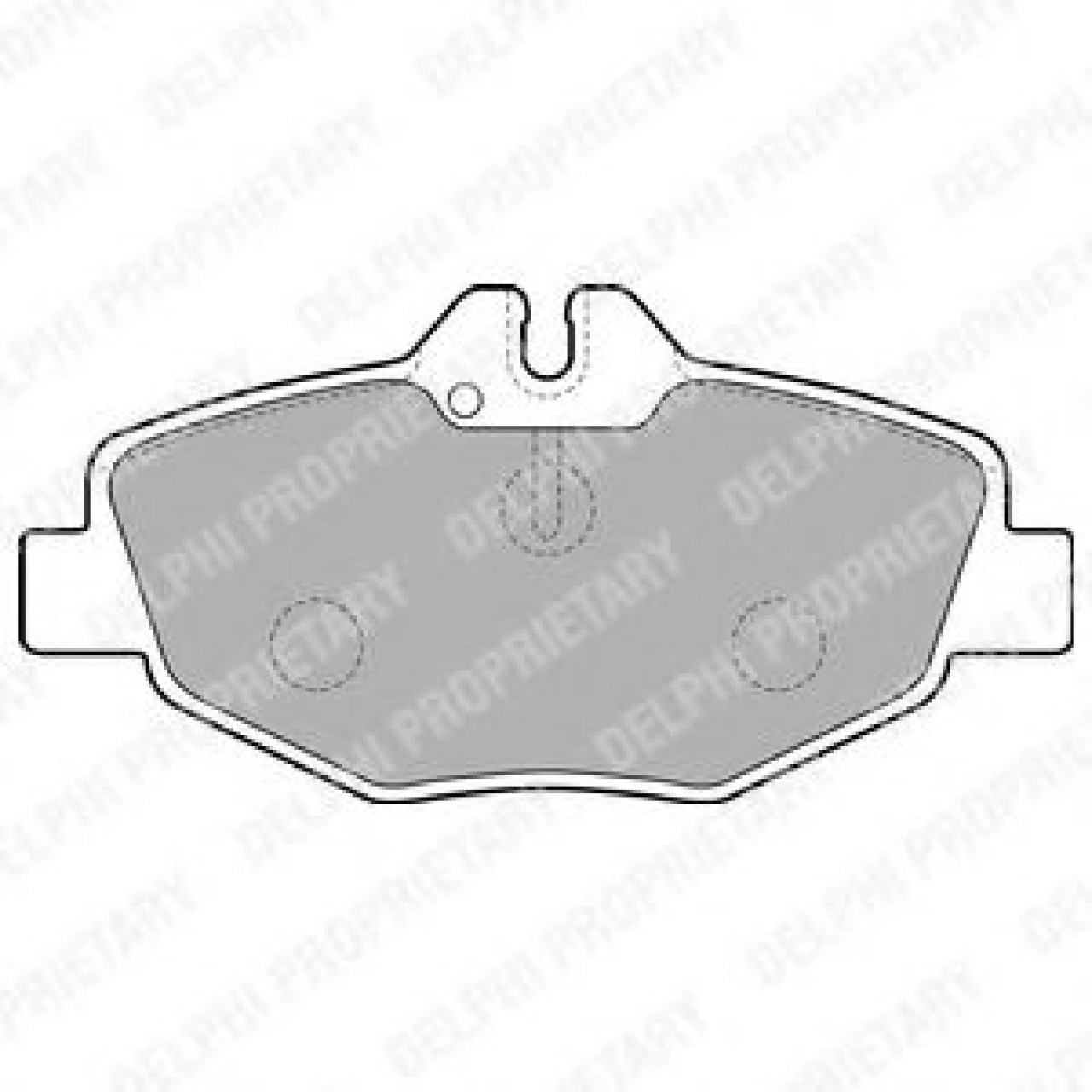 Set placute frana,frana disc MERCEDES E-CLASS Combi (S210) (1996 - 2003) DELPHI LP1791 piesa NOUA