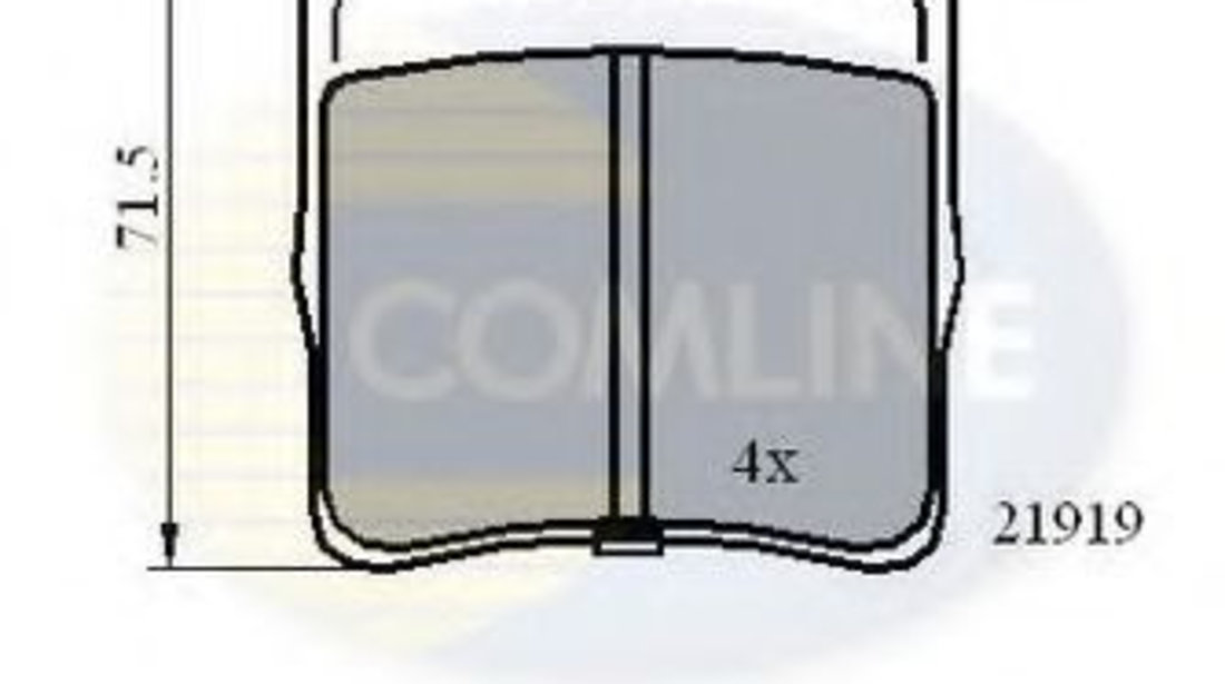 Set placute frana,frana disc MERCEDES E-CLASS Cabriolet (A124) (1993 - 1998) COMLINE CBP0454 piesa NOUA
