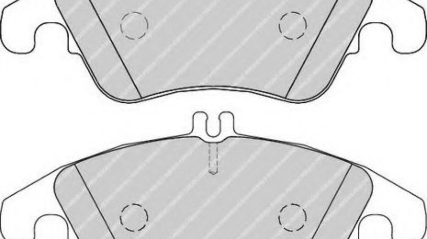 Set placute frana,frana disc MERCEDES E-CLASS Cupe (C207) (2009 - 2016) FERODO FDB1979 piesa NOUA