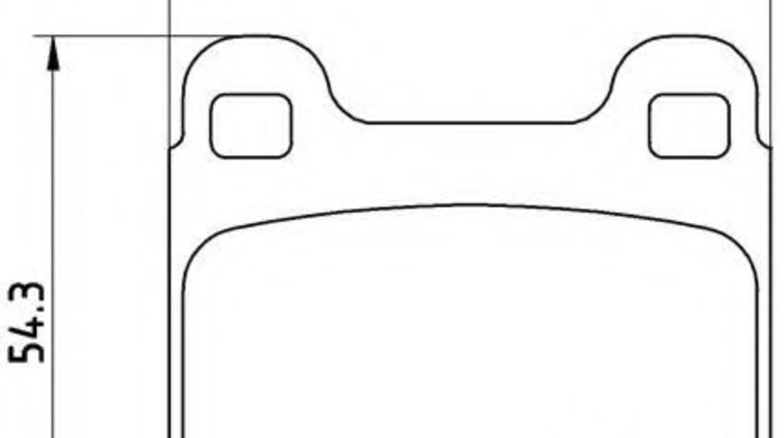 Set placute frana,frana disc MERCEDES E-CLASS Cupe (C124) (1993 - 1997) BREMBO P 50 013 piesa NOUA