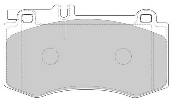 Set placute frana,frana disc MERCEDES E-CLASS (W212) (2009 - 2016) FERODO FDB4694 piesa NOUA