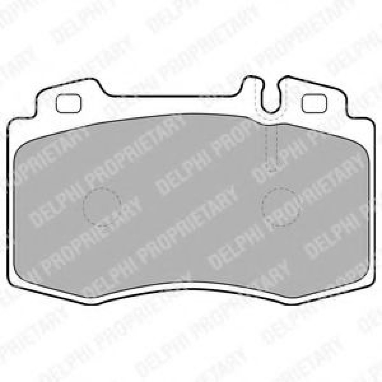 Set placute frana,frana disc MERCEDES E-CLASS (W211) (2002 - 2009) DELPHI LP1688 piesa NOUA