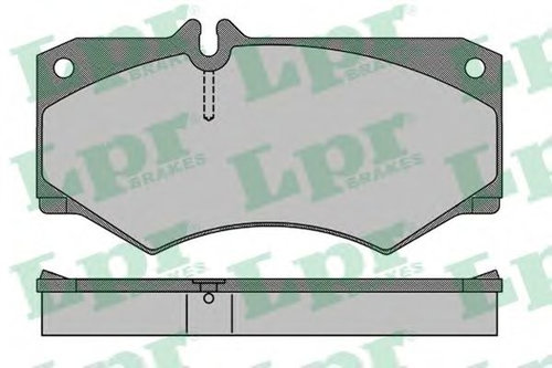 Set placute frana,frana disc MERCEDES G-CLASS (W463) (1989 - 2016) LPR 05P408 piesa NOUA