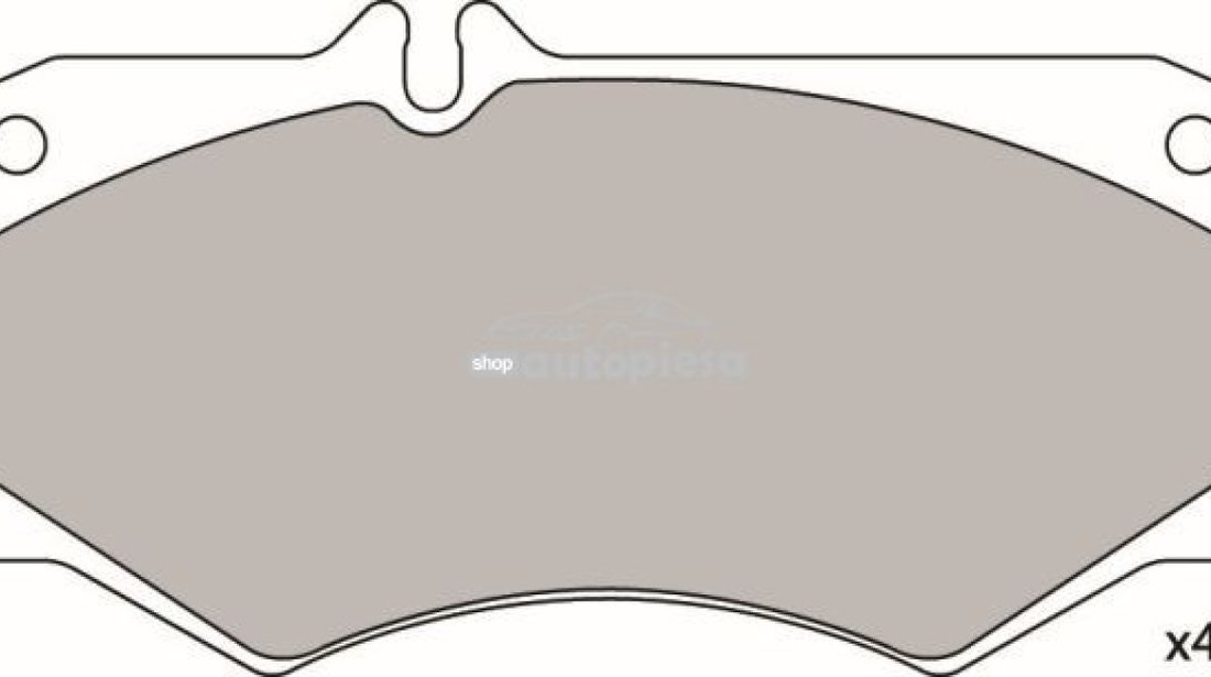 Set placute frana,frana disc MERCEDES G-CLASS Cabrio (W463) (1989 - 2016) KRIEGER 0950006396 piesa NOUA