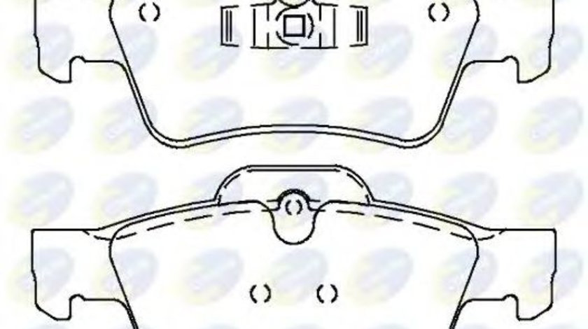 Set placute frana,frana disc MERCEDES GL-CLASS (X164) (2006 - 2012) COMLINE CBP06059 piesa NOUA
