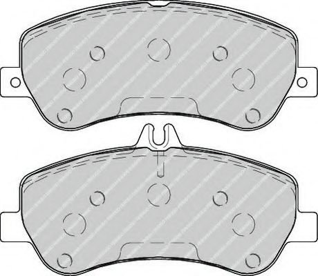 Set placute frana,frana disc MERCEDES GLK-CLASS (X204) (2008 - 2016) FERODO FDB4219 piesa NOUA
