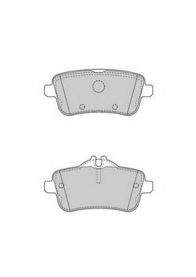 Set placute frana,frana disc MERCEDES M-CLASS (W166) (2011 - 2016) FERODO FDB4587 piesa NOUA