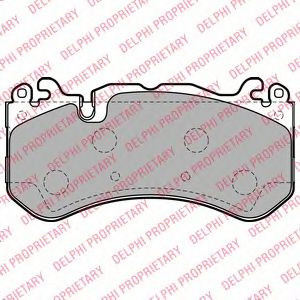 Set placute frana,frana disc MERCEDES M-CLASS (W166) (2011 - 2016) DELPHI LP2149 piesa NOUA