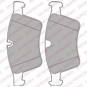 Set placute frana,frana disc MERCEDES M-CLASS (W164) (2005 - 2011) DELPHI LP2139 piesa NOUA