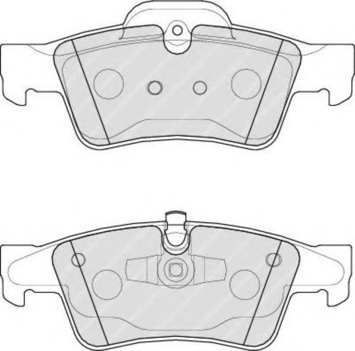 Set placute frana,frana disc MERCEDES R-CLASS (W251, V251) (2006 - 2016) FERODO FDB1831 piesa NOUA
