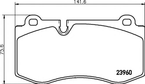 Set placute frana,frana disc MERCEDES S-CLASS Cupe (C216) (2006 - 2013) TEXTAR 2396001 piesa NOUA