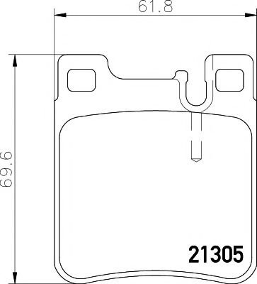 Set placute frana,frana disc MERCEDES S-CLASS (W220) (1998 - 2005) TEXTAR 2130501 piesa NOUA