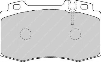 Set placute frana,frana disc MERCEDES S-CLASS (W220) (1998 - 2005) FERODO FDB1661 piesa NOUA
