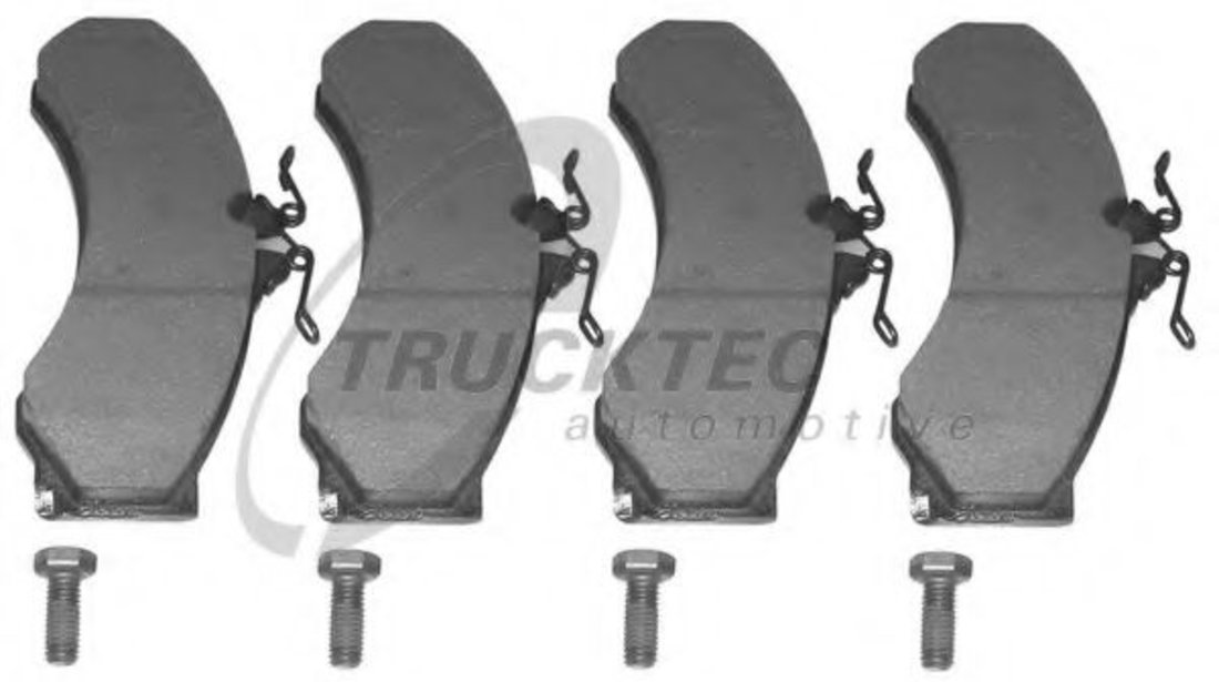 Set placute frana,frana disc MERCEDES SPRINTER 2-t bus (901, 902) (1995 - 2006) TRUCKTEC AUTOMOTIVE 02.35.083 piesa NOUA