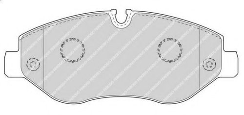Set placute frana,frana disc MERCEDES SPRINTER 3,5-t bus (906) (2006 - 2016) FERODO FVR4469 piesa NO...