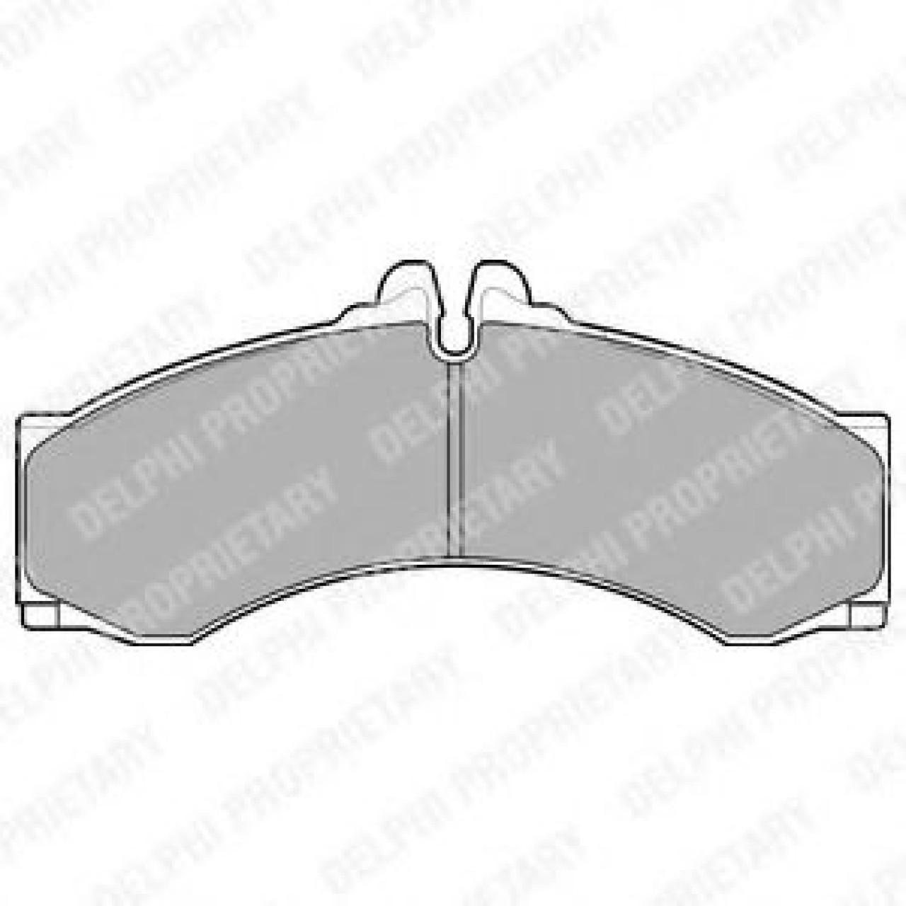 Set placute frana,frana disc MERCEDES SPRINTER 3-t bus (903) (1995 - 2006) DELPHI LP1046 piesa NOUA