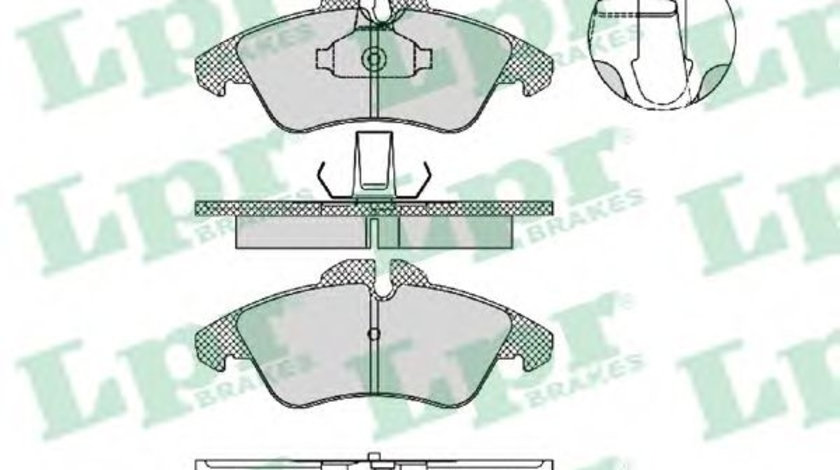 Set placute frana,frana disc MERCEDES SPRINTER 3-t platou / sasiu (903) (1995 - 2006) LPR 05P1469 piesa NOUA