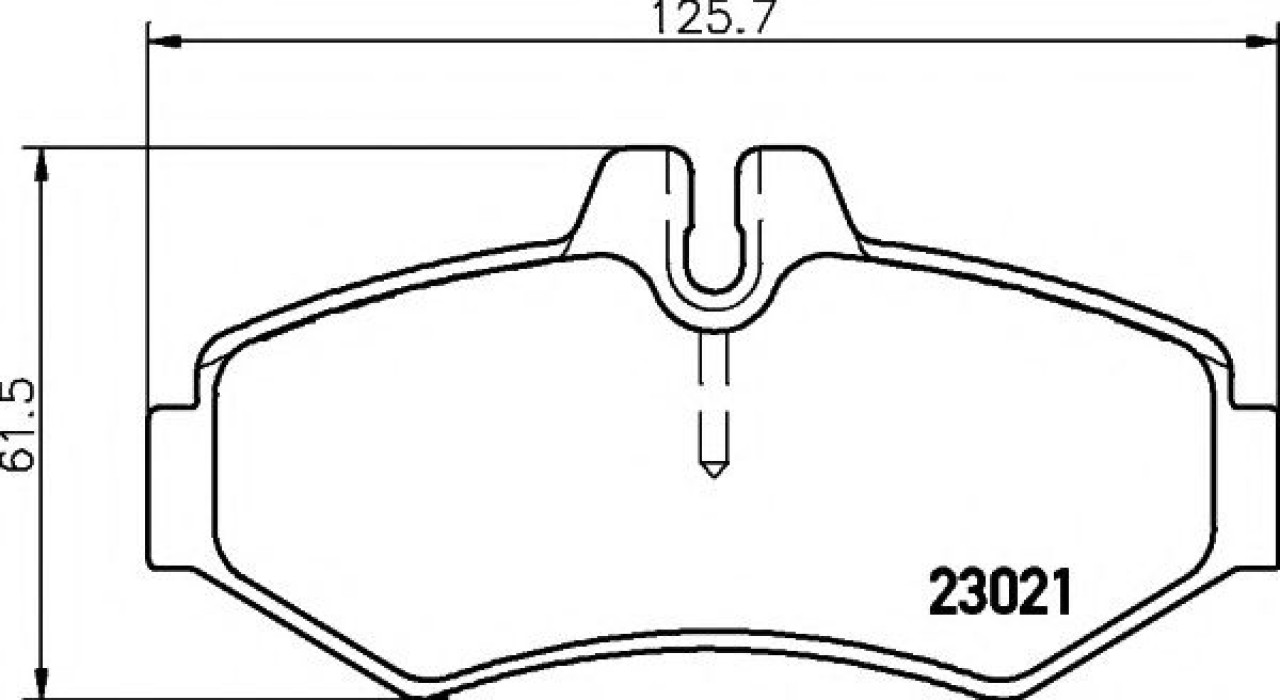 Set placute frana,frana disc MERCEDES SPRINTER 3-t caroserie (903) (1995 - 2006) TEXTAR 2302101 piesa NOUA