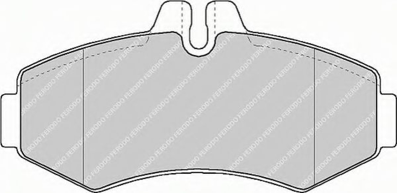 Set placute frana,frana disc MERCEDES SPRINTER 3-t bus (903) (1995 - 2006) FERODO FVR1304 piesa NOUA