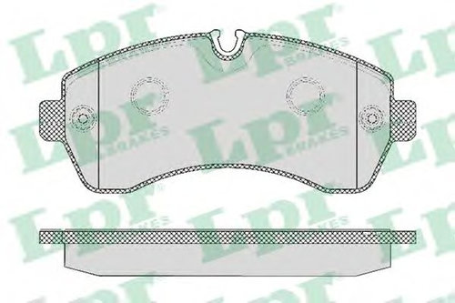 Set placute frana,frana disc MERCEDES SPRINTER 4,6-t caroserie (906) (2006 - 2016) LPR 05P1295 piesa...