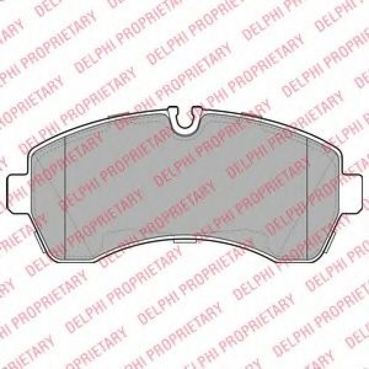 Set placute frana,frana disc MERCEDES SPRINTER 5-t caroserie (906) (2006 - 2016) DELPHI LP1981 piesa NOUA