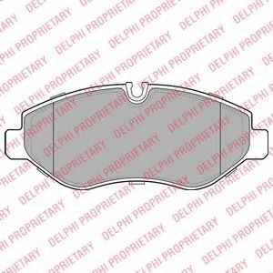 Set placute frana,frana disc MERCEDES SPRINTER 5-t caroserie (906) (2006 - 2016) DELPHI LP1982 piesa NOUA