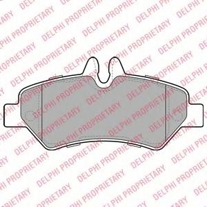 Set placute frana,frana disc MERCEDES SPRINTER 5-t caroserie (906) (2006 - 2016) DELPHI LP1983 piesa NOUA