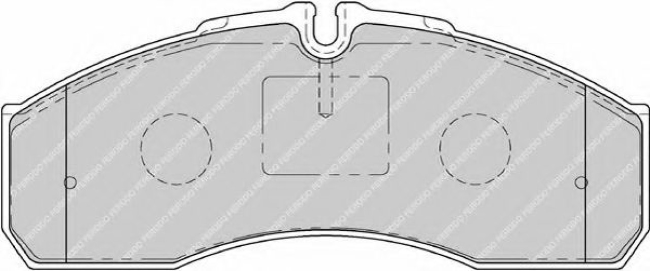 Set placute frana,frana disc MERCEDES SPRINTER 5-t platou / sasiu (905) (2001 - 2006) FERODO FVR1791 piesa NOUA