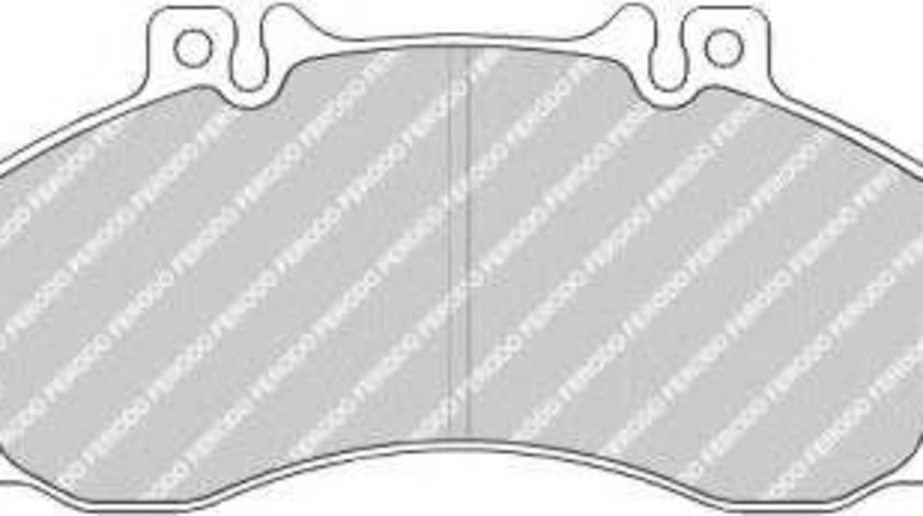 Set placute frana,frana disc MERCEDES SPRINTER autobasculanta (905) (2001 - 2016) FERODO FVR1522 piesa NOUA