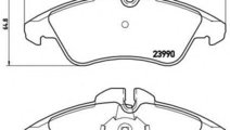 Set placute frana,frana disc MERCEDES V-CLASS (638...