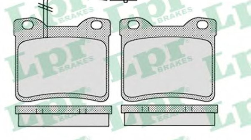 Set placute frana,frana disc MERCEDES V-CLASS (638/2) (1996 - 2003) LPR 05P1134 piesa NOUA