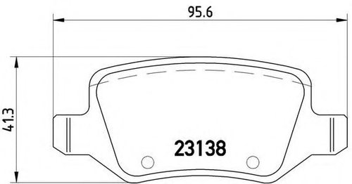 Set placute frana,frana disc MERCEDES VANEO (414) (2002 - 2005) BREMBO P 50 058 piesa NOUA