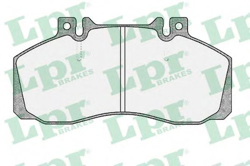 Set placute frana,frana disc MERCEDES VARIO autobasculanta (1996 - 2016) LPR 05P360 piesa NOUA