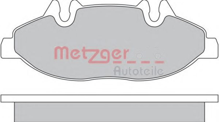 Set placute frana,frana disc MERCEDES VITO bus (W639) (2003 - 2016) METZGER 1170145 piesa NOUA