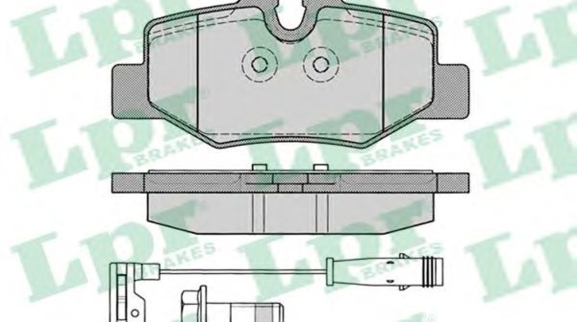 Set placute frana,frana disc MERCEDES VITO bus (W639) (2003 - 2016) LPR 05P1246 piesa NOUA