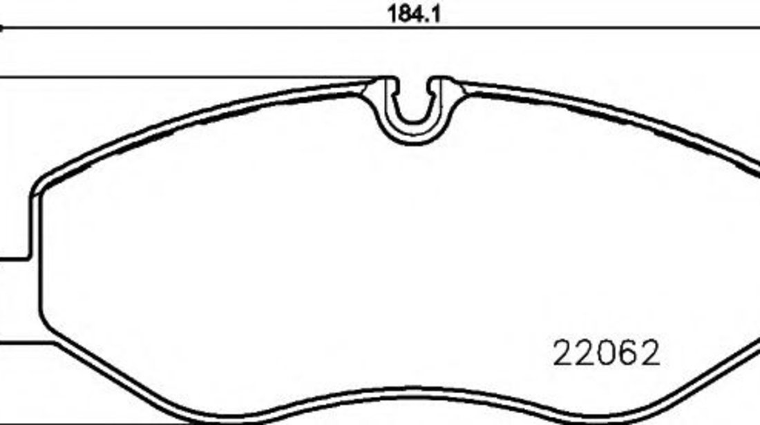 Set placute frana,frana disc MERCEDES VITO Tourer (W447) (2014 - 2016) TEXTAR 2206201 piesa NOUA