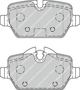 Set placute frana,frana disc MINI MINI COUNTRYMAN (R60) (2010 - 2016) FERODO FDB4383 piesa NOUA