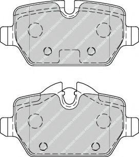 Set placute frana,frana disc MINI MINI COUNTRYMAN (R60) (2010 - 2016) FERODO FDB4383 piesa NOUA