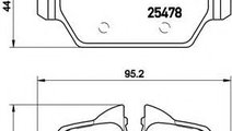 Set placute frana,frana disc MINI MINI COUNTRYMAN ...